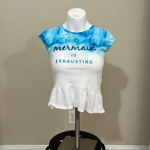 Justice Girls Top Being a Mermaid is Exhausting